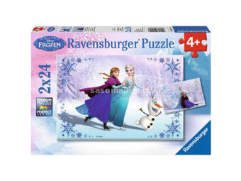 RAVENSBURGER puzzle - Frozen klizaju RA09115