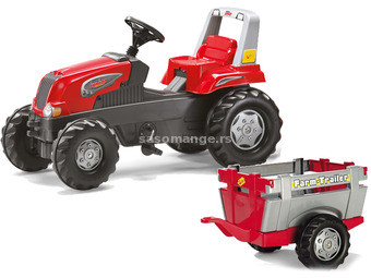 RollyToys Traktor na pedale Junior Farm sa prikolicom (800261)