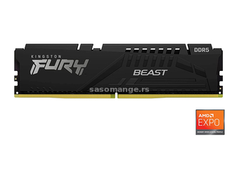 Memorija KINGSTON Fury Beast KF552C36BBE-16 16GB/DIMM/DDR5/5200MHz/crna