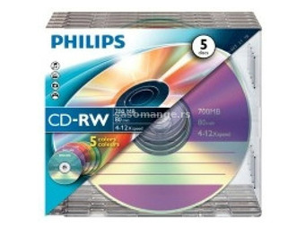 PHILIPS CD-RW 12x 1pcs