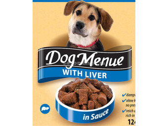Hrana za pse Dog Menu jetra 1240g