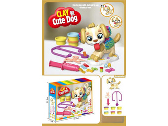 Testo u boji Clay Cute Dog ( 745435 )