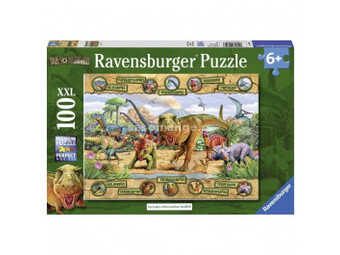 RAVENBURGER puzzle (slagalice) - Dinosaurusi sa imenima RA10609