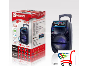 Bluetooth zvucnik Kimiso QS-801 - Bluetooth zvucnik Kimiso QS-801