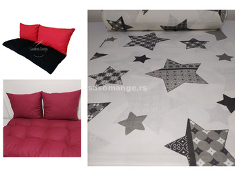 Jastuci za garniture od paleta - 160 x 50 x 50 cm - Stars