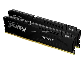 DIMM DDR5 64GB (2x32GB kit) 5200MT/s KF552C40BBK2-64 Fury Beast black