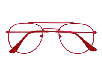 Prontoleggo naočare za čitanje sa dioptrijom Aviator, crvene +2.5