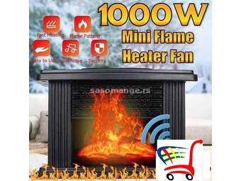 Grejalica kamin 1000W sa efektom plamena - Grejalica kamin 1000W sa efektom plamena