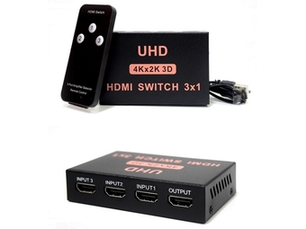 FAST ASIA HDMI Switch 3x1 4Kx2K 3D
