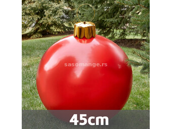 Ornamento Novogodišnja kugla 45cm - Crvena ( 770022 )