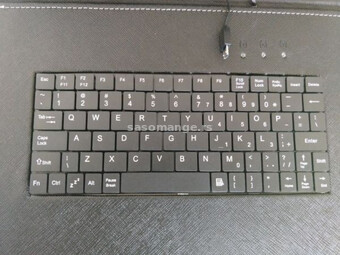 TA-PCK10-BLACK ** Gembird US Tastatura za 10" Tablet PC sa futrolom, sa micro USB konektorom (719)