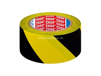 Selotejp - Traka za označavanje lepljiva 50mm/33m pvc Tesa tesaflex 60760-93 crno-žuta - 4042448...