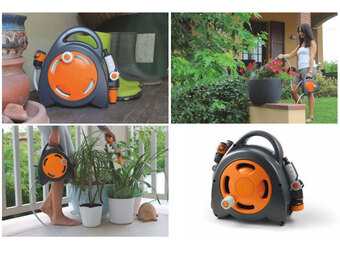Motalica Sa Crevom Za Zalivanje Prenosna Aqua Bag Orange
