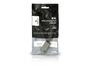 Gembird (A-mDPM-DPF4K-01) adapter Display Port (muški) na DisplayPort (ženski) crni
