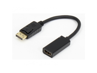 E-Green (OST05419) kabl Display Port 1.4 (muški) na HDMI 2.0 (ženski) 20cm crni