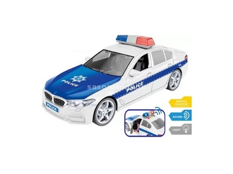 Policijski auto sa svetlosnim i zvučnim signalima