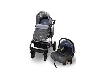 Set kolica za bebe i auto sedište Matrix siva BBO GS-T106SIVS