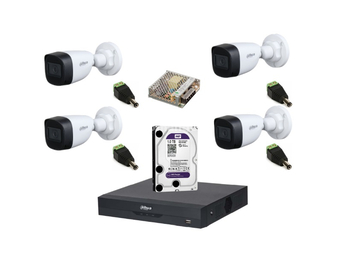 Dahua 5MP HDCVI kompletan sistem za nadzor sa 4 spoljne/unutrašnje 5MP kamere, IR 30m