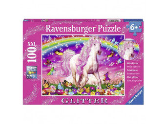 RAVENSBURGER puzzle (slagalice) - konj sa šljokicama RA13927