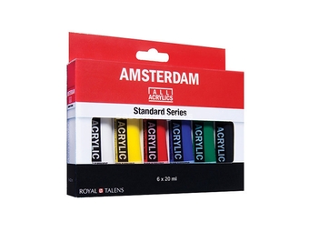 Set akrilnih boja AMSTERDAM STANDARD SERIES - 6x20ml (set)