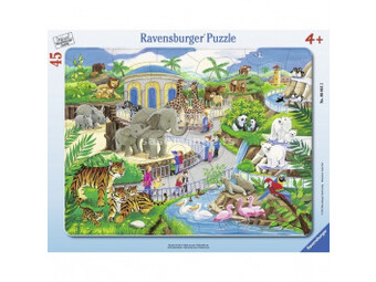 RAVENSBURGER puzzle - poseta zoo vrtu RA06661