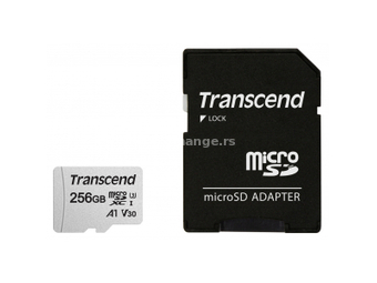 Transcend 256GB TS256GUSD300S-A memorijska kartica micro SDXC class10+adapter