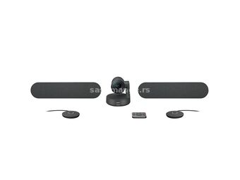 LOGITECH RALLY PLUS Ultra-HD ConferenceCam - BLACK - USB - PLUGC - EMEA - DUAL SPEAKER EU