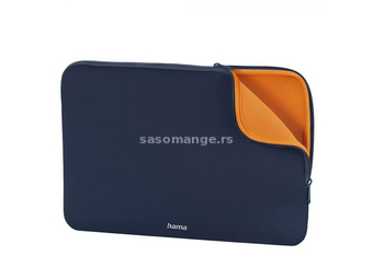 Futrola za laptop Neoprene 15,6 inča plavo-narandžasta Hama 216515