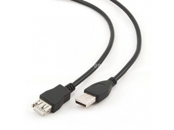 Gembird CCP-USB2-AMAF-6 USB A (muški) na USB A (ženski) 1.8m crni