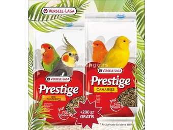 Versele Laga hrana za ptice Prestige Big Parakeet 1kg + 200g GRATIS!