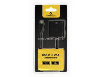 Gembird AB-CM-VGAF-01 adapter USB-C (muški) na VGA (ženski)