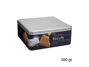 Kutija za keks Black Edition 20x20x8,2cm 5Five 136305