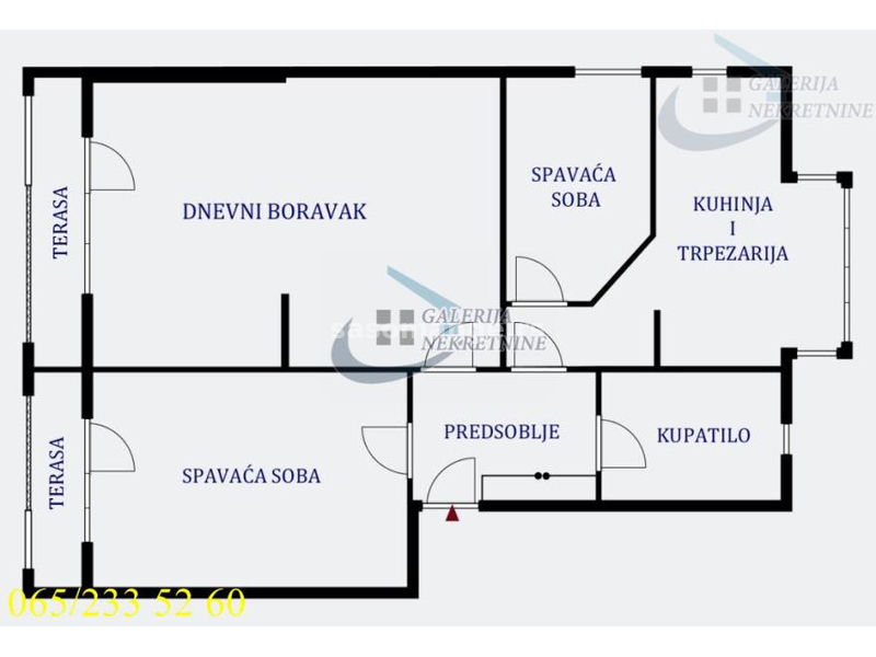 Voždovac, FON - Vojvode Stepe 75m2