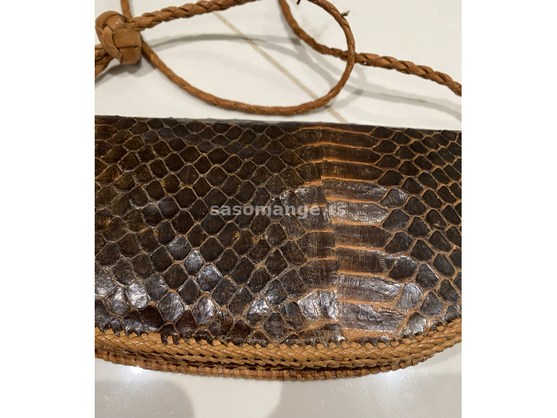 Rucno radjena zenska torba od zmije