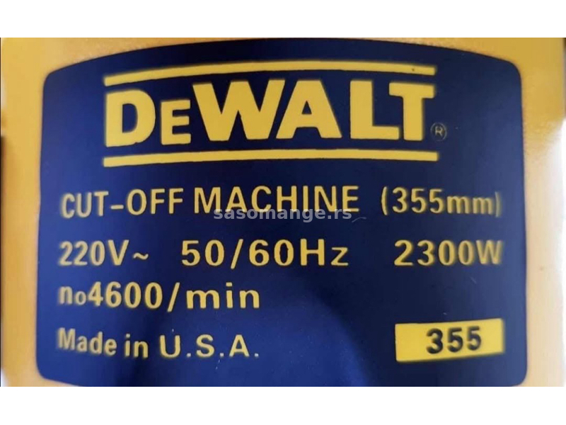 DeWalt ger za metal 2300W