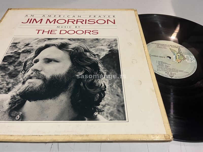 An American prayer Jim Morrison music by The Doors, gramofonska ploča
