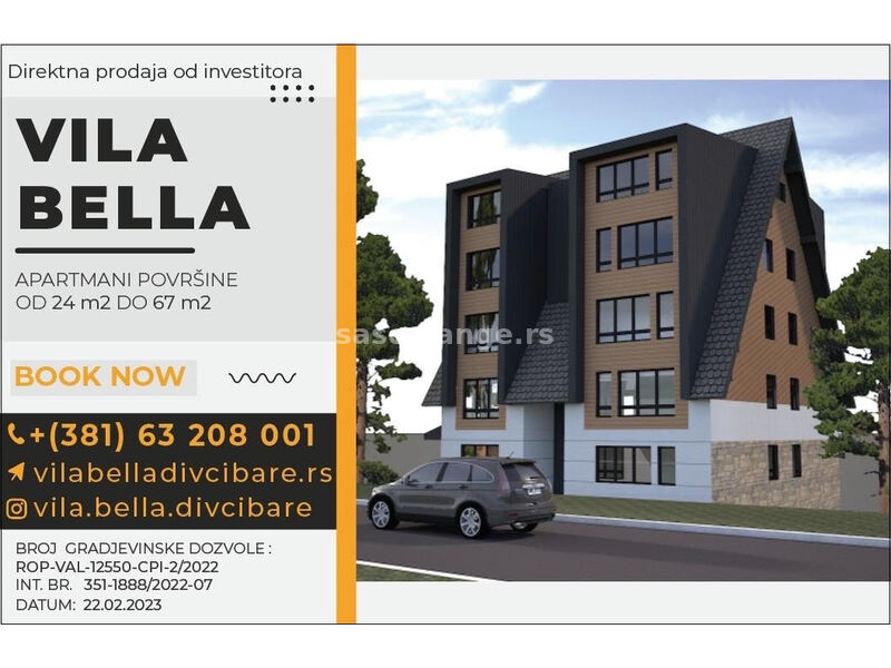 Prodaja apartmana u izgradnji od 35,83 m2, cena 68.077,00 eura.