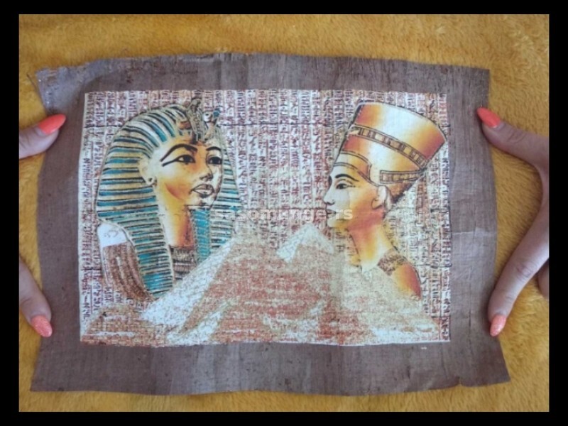 Slike na papirusu iz Egipta 30x22cm