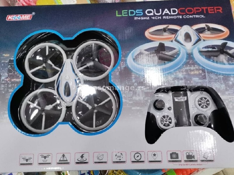 Dron sa kamerom - leds quad copter -