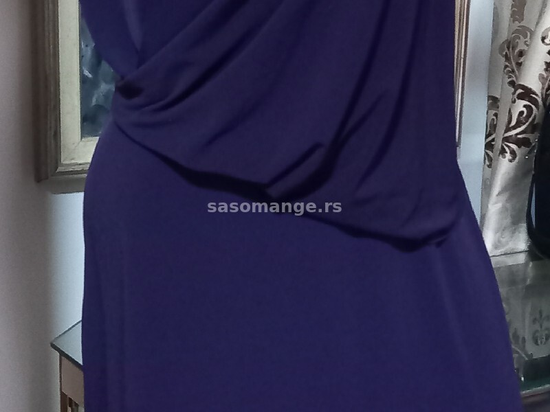 Ljubičasta elastična haljina vel XL