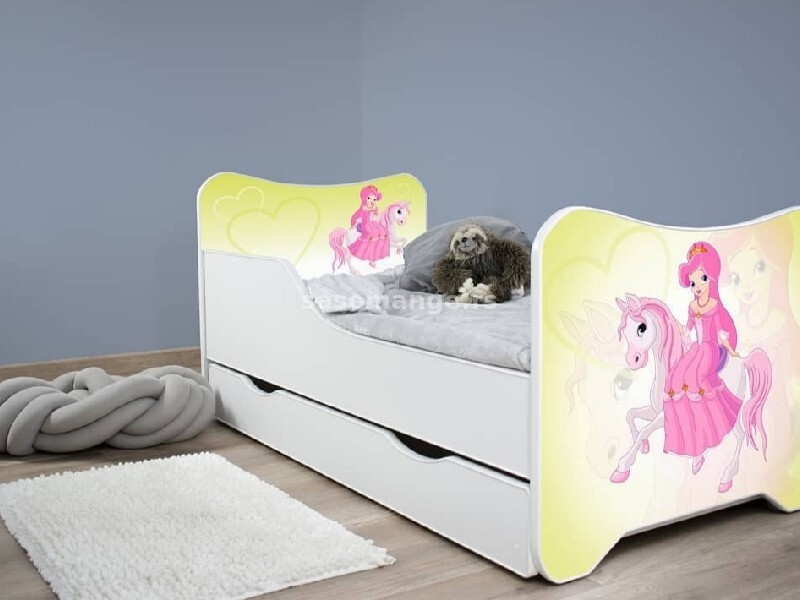 Dečiji krevet sa dušekom Happy Kitty 160x80 PONY