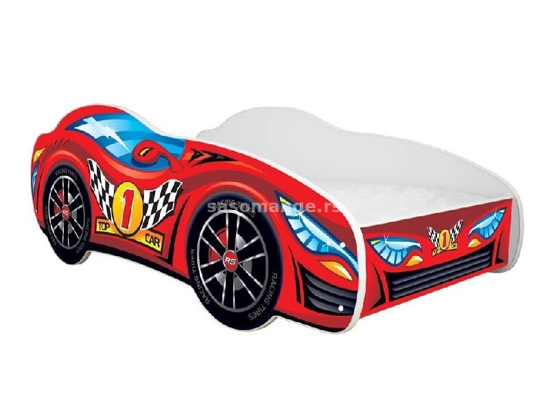 Dečiji krevet Racing Car 160x80 - RED CAR + dušek