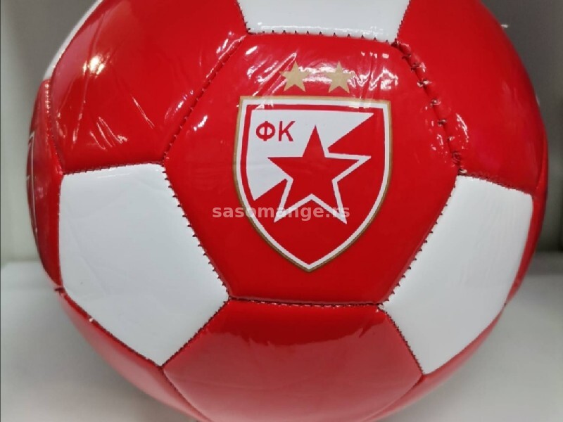 Dečija fudbalska kožna lopta sa zvezdinim grbom
