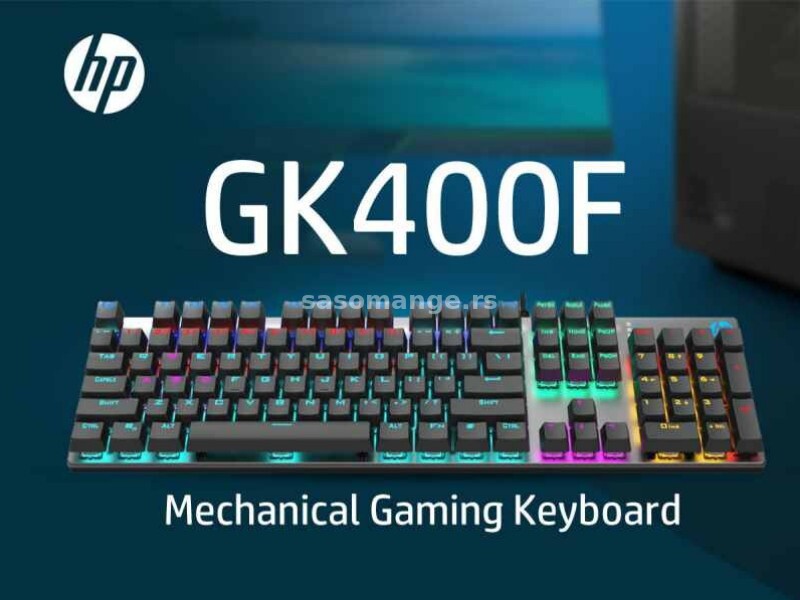 Tastatura Gaming HP GK400F mehanicka crno siva