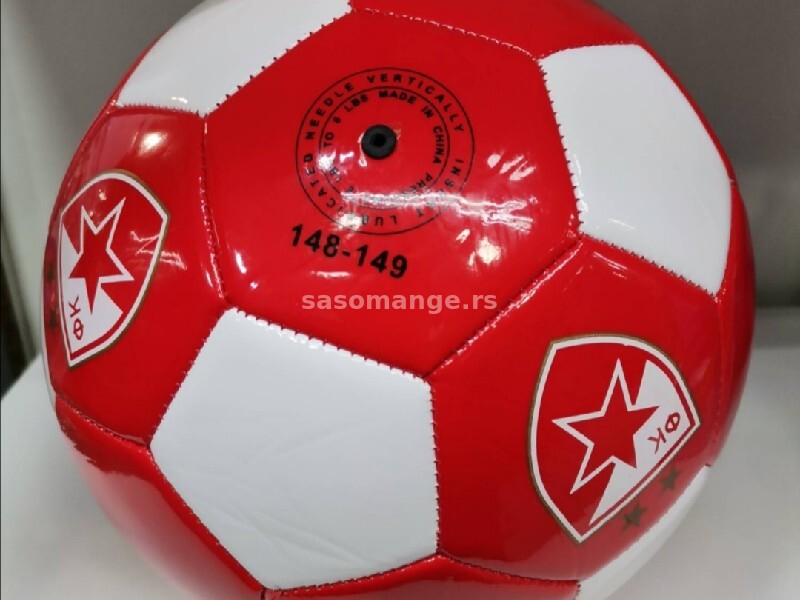 Dečija fudbalska kožna lopta sa zvezdinim grbom