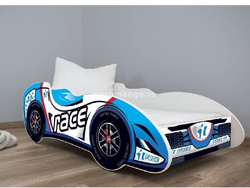 Dečiji krevet F1 160x80 - RACE CAR + dušek