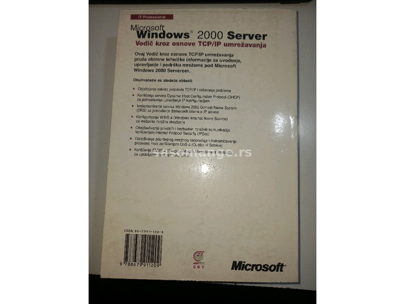 WINDOWS 2000 SERVER - Vodič kroz osnove TCP/IP Umrežavanja