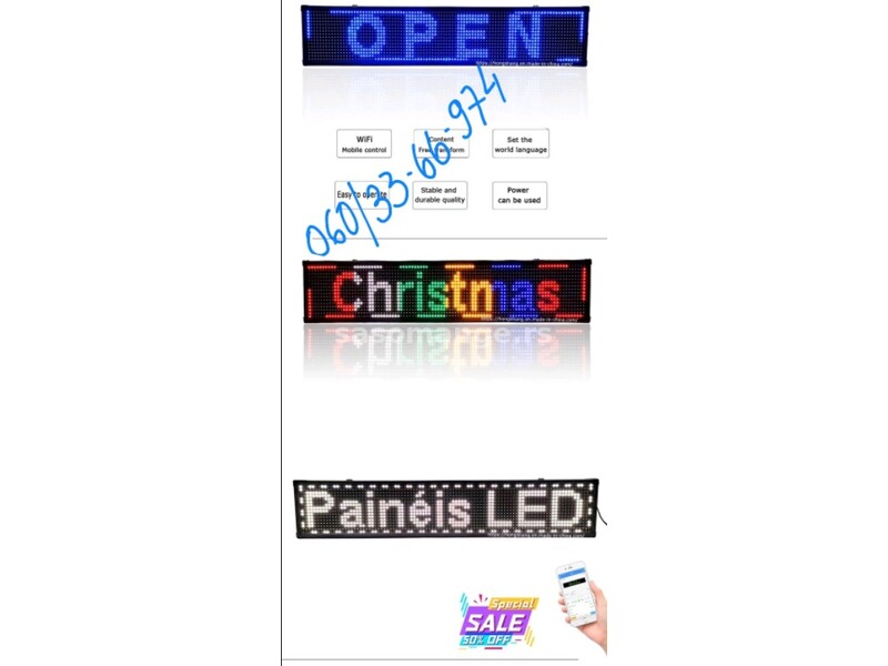 Led reklama 70cm. x 20cm.