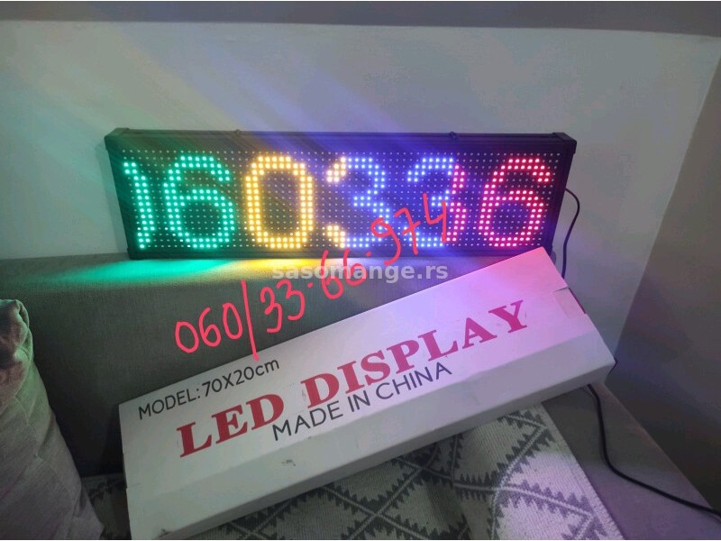 Led reklama 70cm. x 20cm.