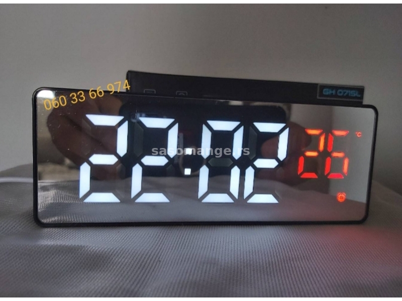 Digitalni sat (usb / struja ) + temperatura